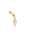 Twilight London Labret Piercing Gold 14K Solid Gold Zion Labret Piercing