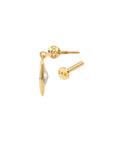 Twilight London Labret Piercing 14K Solid Gold Zion Labret Piercing