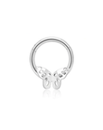 Butterfly Daith Clicker Hoop