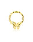 Butterfly Daith Clicker Hoop