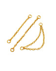 Curb Earring Chain Pack