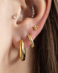 Leah Huggie Hoop Earrings