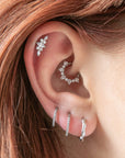 Marquise Cartilage Piercing Christmas Bauble