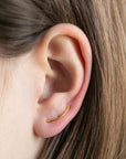 Minimalist Climber Earrings