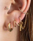 Polished Chunky Hoop Earrings