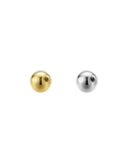 14K Solid Gold Ball Back