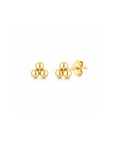 Trio Ball Stud Earrings