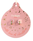 Emerald Huggie Hoop Earring Christmas Bauble