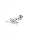 Twilight London Barbell Stud Silver Arrow Piercing