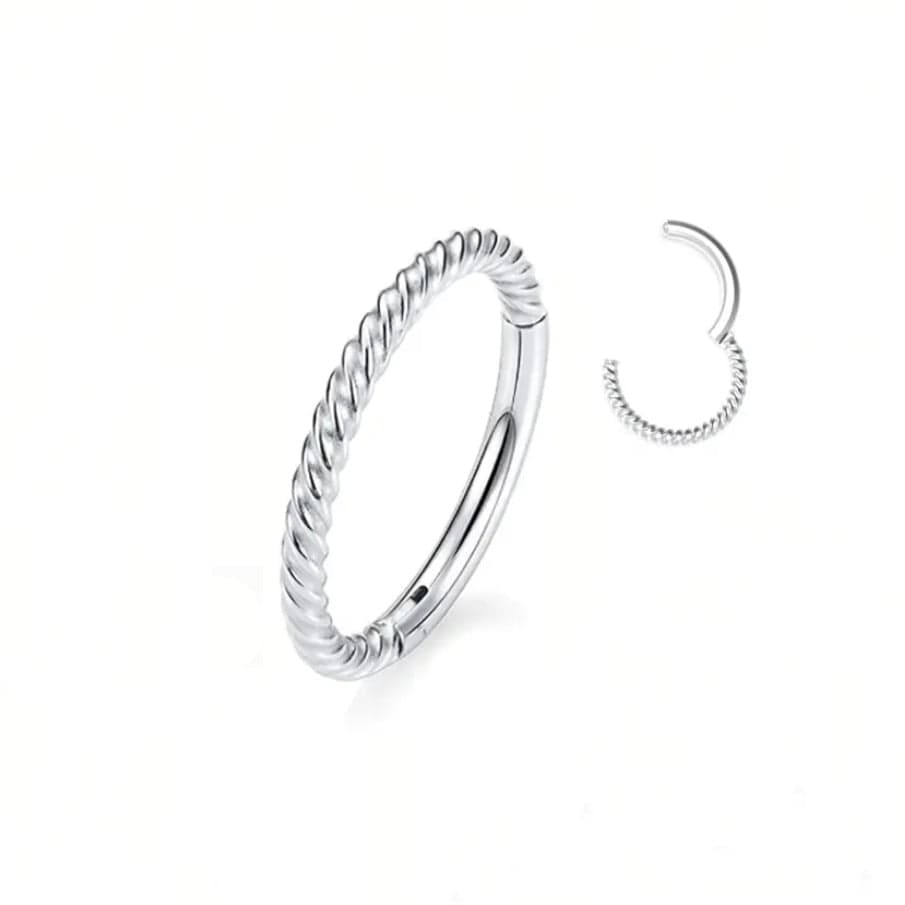 Twilight London Hoop Braided Clicker Hoop