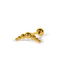 Twilight London Barbell Stud Gold Bubble Barbell Earring