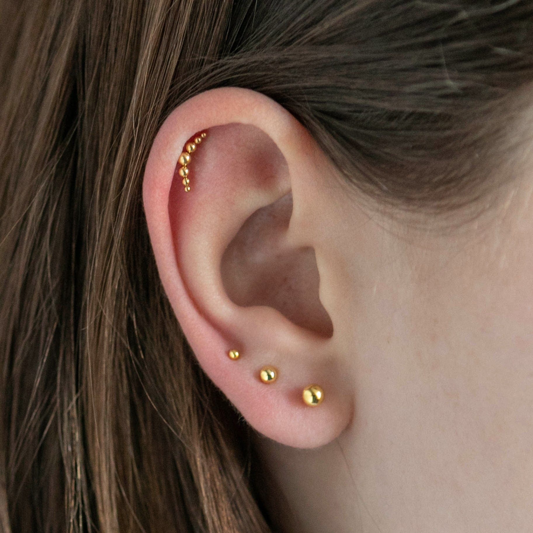 Twilight London Barbell Stud Bubble Barbell Earring