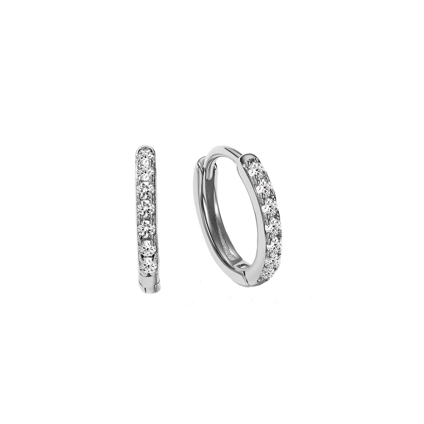 Twilight London Hoop Silver / 10mm Classic Huggie Hoop