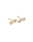 Twilight London Stud Earrings Gold Crystal Crawler Earrings