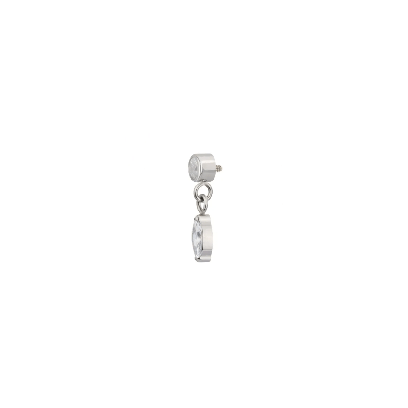 Twilight London Labret Piercing Elipse Dangle Labret Piercing