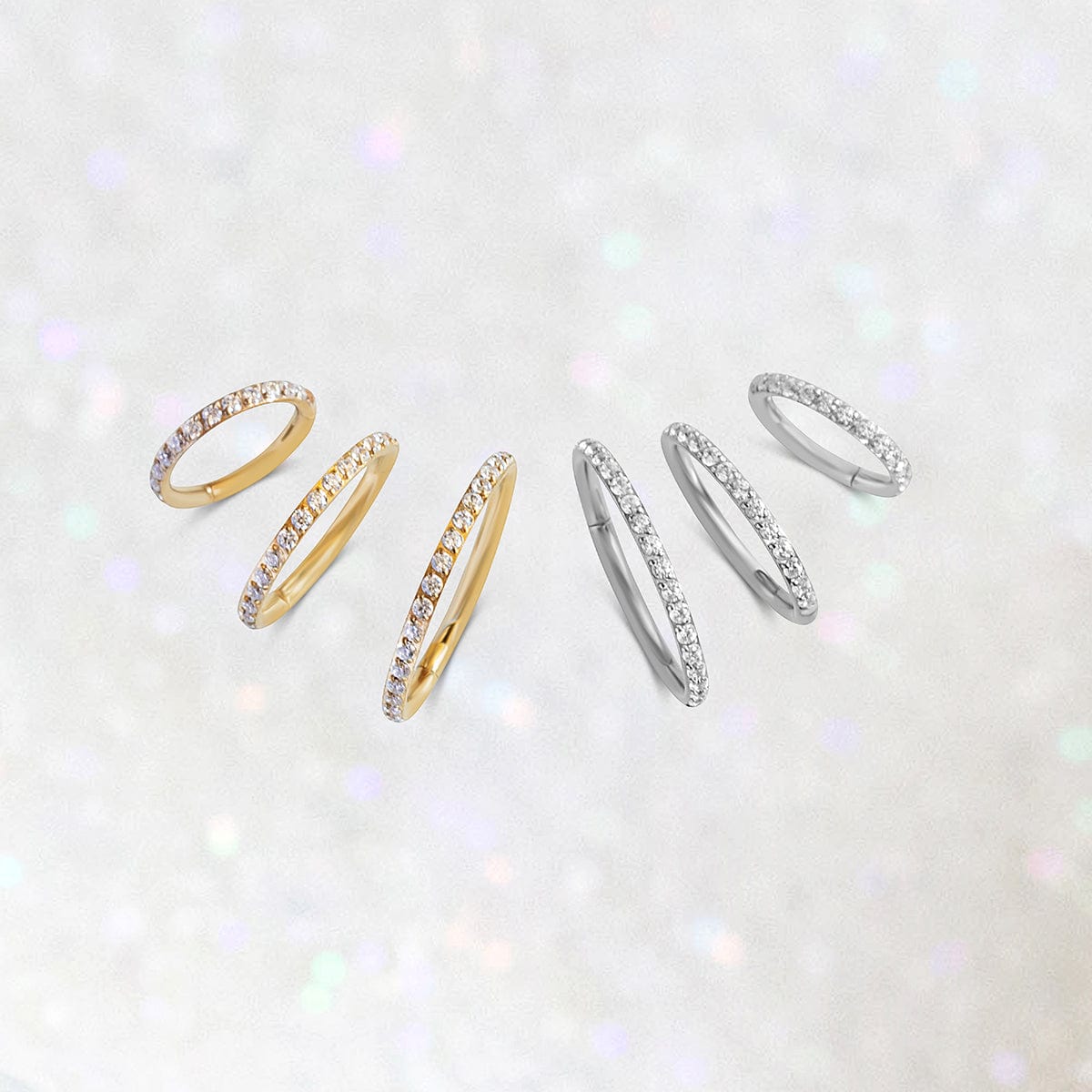 Twilight London Cartilage Hoop Eternity Clicker Hoop