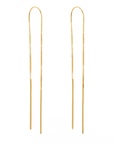 Twilight London Drop Earring Gold Geo Threader Earrings