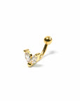 Twilight London Curved Barbell Gold Leaf Curved Barbell