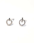 Twilight London Stud Earrings Silver Mismatch Revolve Earrings