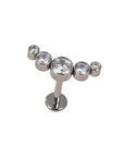 Twilight London Helix Piercing Titanium Opal Curve Helix Earring