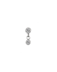 Twilight London Labret Piercing Silver Orb Dangle Labret Piercing