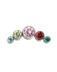 Twilight London Helix Piercing Titanium Rainbow PRIDE Labret Earring