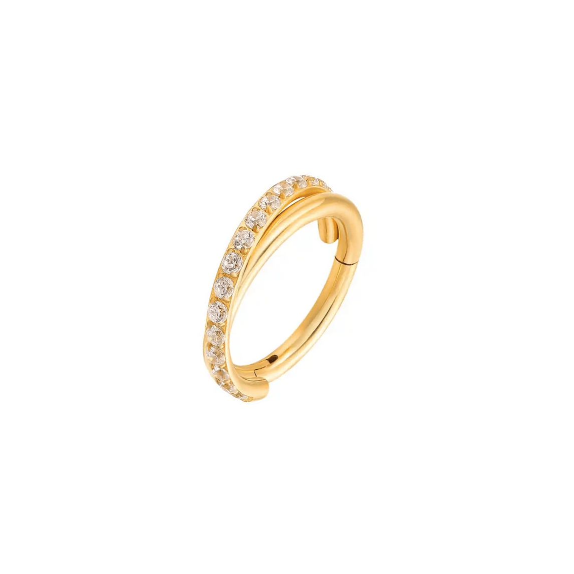 Twilight London Helix Hoop Gold / 10mm Ribbon Helix Hoop
