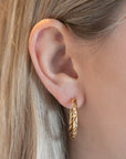 Twilight London Hoop Ribbon Hoop Earrings