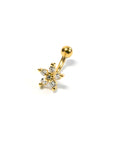 Twilight London Curved Barbell Gold Rose Curved Barbell