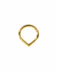 Twilight London Daith Hoop Gold Teardrop Daith Clicker Hoop