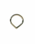 Twilight London Daith Hoop Silver Teardrop Daith Clicker Hoop