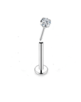 Twilight London Stud Titanium Push Fit Solitaire Labret Piercing