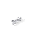 Twilight London Barbell Stud White Gold / Right 14K Solid Gold Angel Wing Barbell