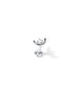 Twilight London Labret Piercing White Gold 14K Solid Gold Horizon Labret Piercing