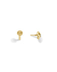 Twilight London Labret Piercing 14K Solid Gold Skull Labret Piercing