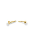 Twilight London Labret Piercing 14K Solid Gold Sphere Labret Piercing