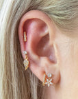 Twilight London Drop Angel Wing Drop Earring