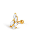Twilight London Helix Piercing Gold Angels Wing Piercing