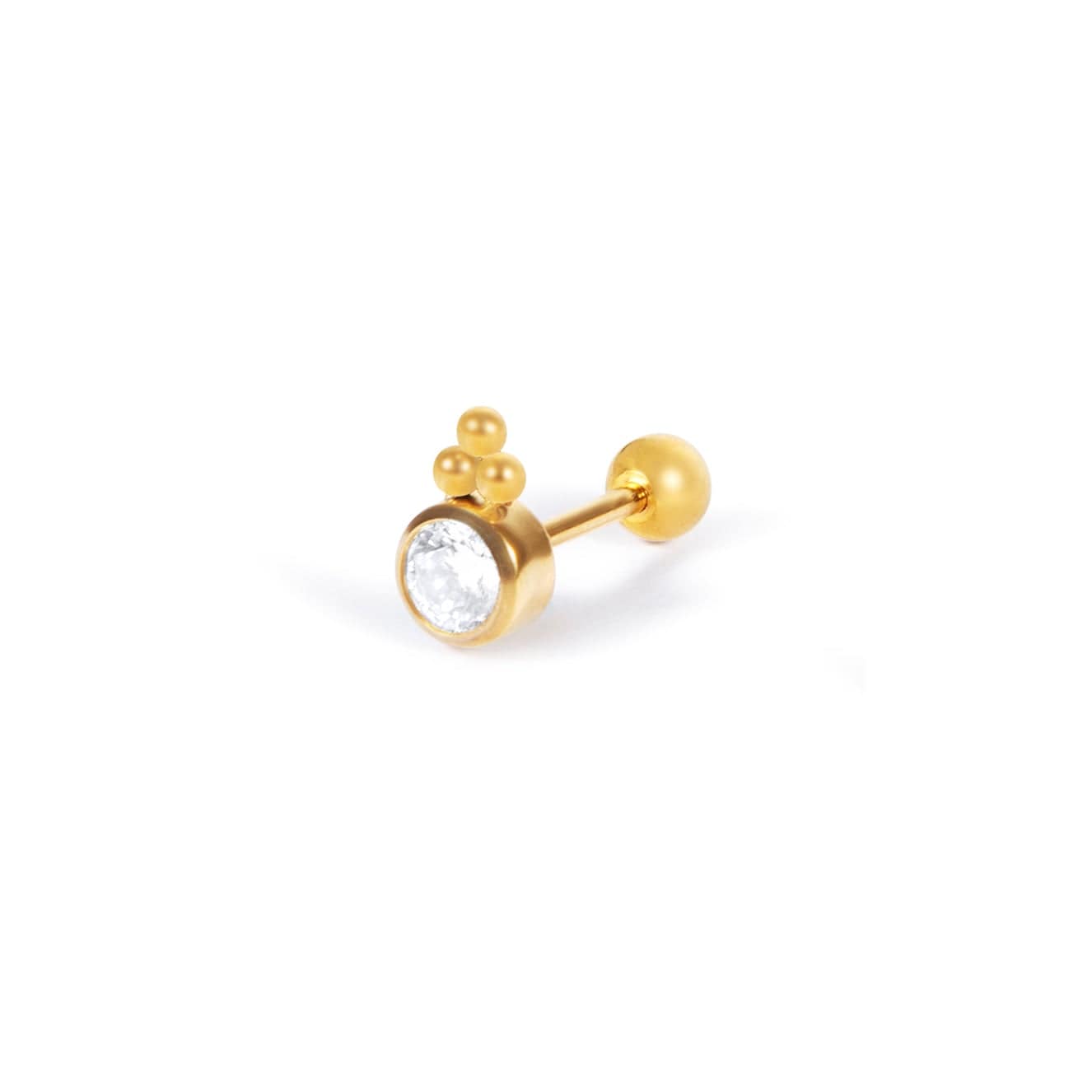 Twilight London Stud Gold Boho Dots Piercing