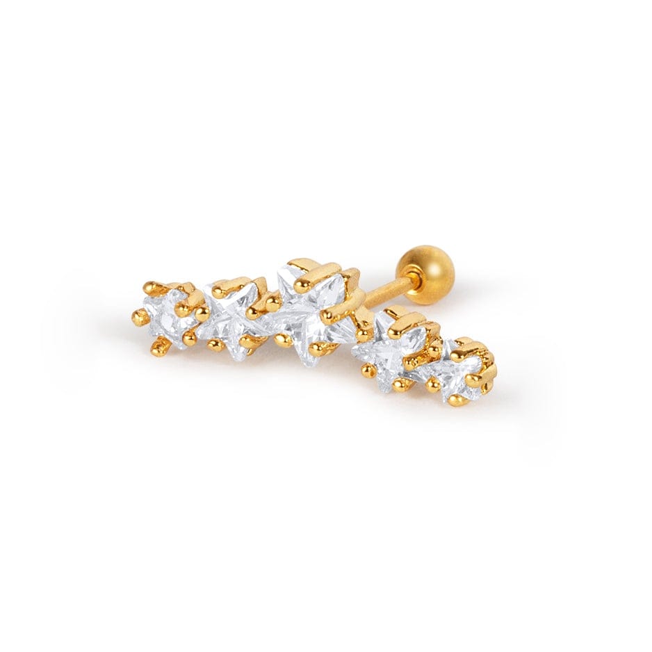 Twilight London Helix Piercing Gold Cinco Star Piercing