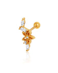 Twilight London Helix Piercing Gold Clemetis Piercing