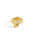 Twilight London Hoop Earring Gold Fan Mini Huggie Hoop Earrings