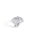 Twilight London Hoop Earring Silver Fan Mini Huggie Hoop Earrings