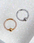Twilight London Captive Bead Hoop Geo Captive Hoop