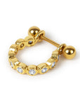 Twilight London Helix Hoop Gold Geo Circle Helix Hoop