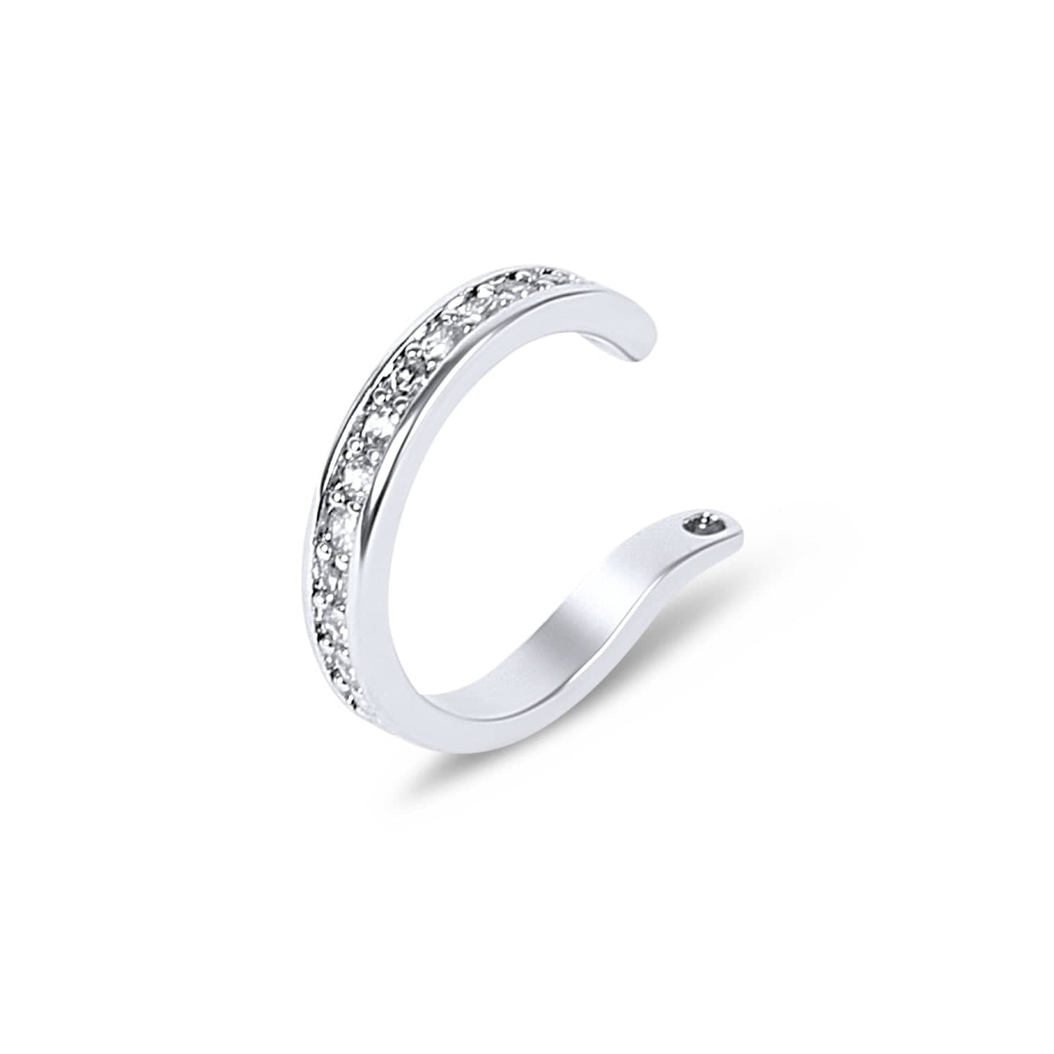 Twilight London Ear Cuff Silver Geo Stacking Ear Cuff