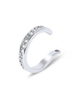 Twilight London Ear Cuff Silver Geo Stacking Ear Cuff
