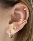 Twilight London Barbell Earring Halo Heart Piercing