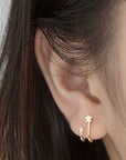 Twilight London Stud Earrings Illusion Star Earrings