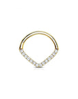 Twilight London Daith Hoop Gold Infinity Daith Clicker Hoop